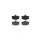 Brake pad set disc brake 16 mm BREMBO suitable for e.g. RENAULT 5