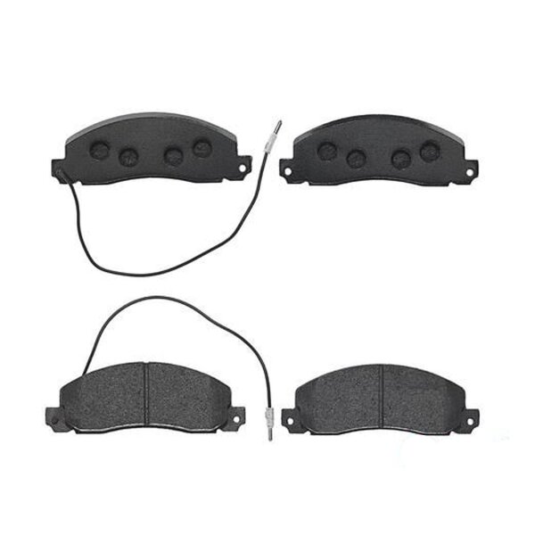 Brake pad set disc brake 19 mm BREMBO for e.g. RENAULT TRAFIC