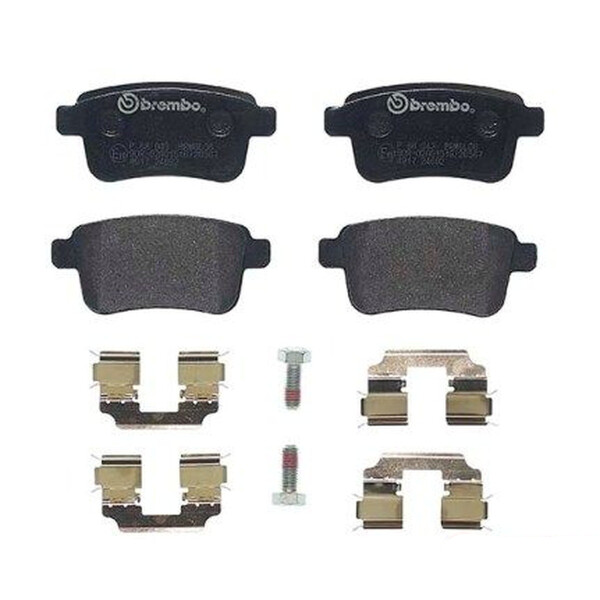 Brake pad set disc brake 15 mm BREMBO for e.g. RENAULT KANGOO