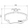 Brake pad set disc brake 18 mm BREMBO suitable for e.g. RENAULT CLIO