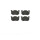 Brake pad set disc brake 15 mm BREMBO for e.g. RENAULT TWINGO