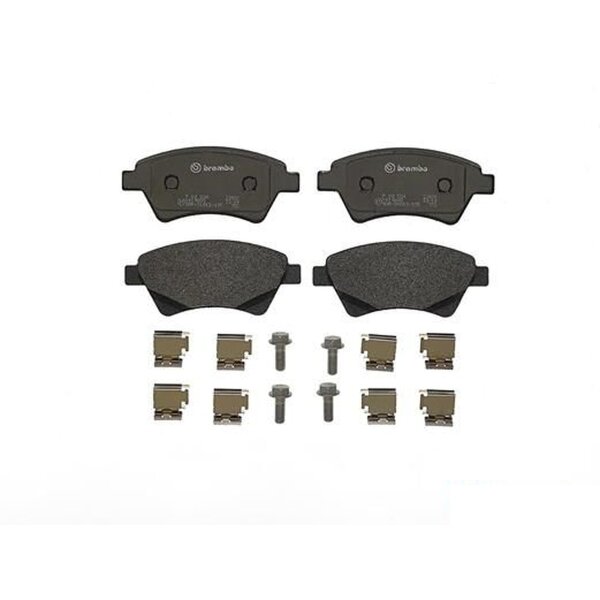 Brake pad set disc brake 18 mm BREMBO for e.g. RENAULT MEGANE