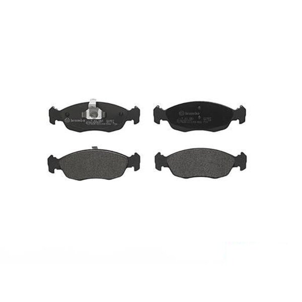 Brake pad set disc brake 17 mm BREMBO suitable for e.g. CITROËN SAXO