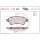 Brake pad set disc brake 18 mm BREMBO suitable for e.g. PEUGEOT 306