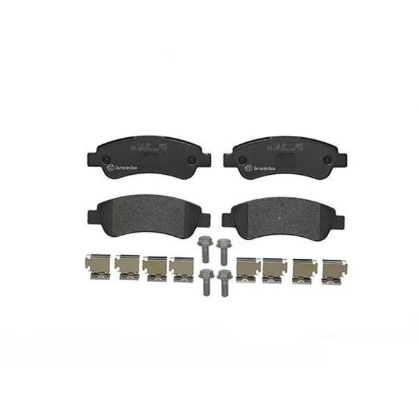 Brake pad set disc brake 19 mm BREMBO for FIAT DUCATO and others