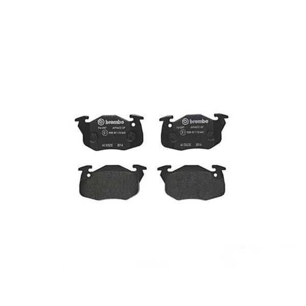 Bremsbelagsatz Scheibenbremse 18 mm BREMBO für u.a. PEUGEOT 106