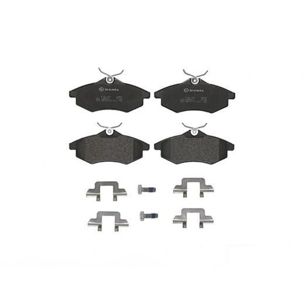 Brake pad set disc brake 19 mm BREMBO suitable for e.g. CITROËN C3
