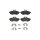 Brake pad set disc brake 19 mm BREMBO suitable for e.g. CITROËN C3