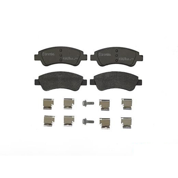 Brake pad set disc brake 19 mm BREMBO suitable for e.g. PEUGEOT 208