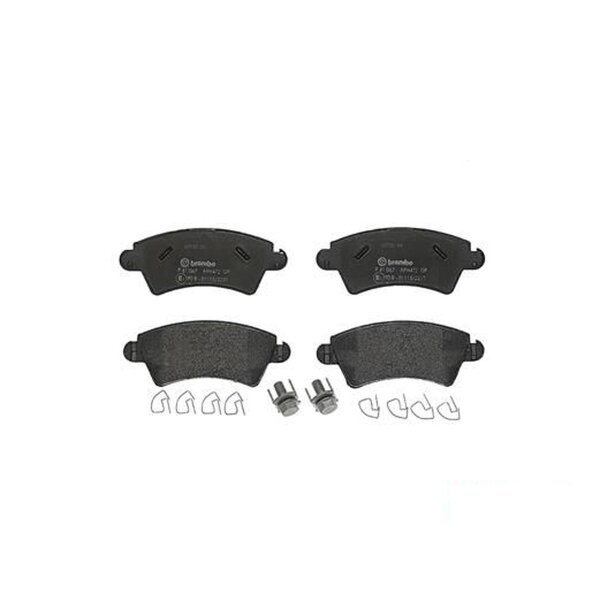 Bremsbelagsatz Scheibenbremse 18 mm BREMBO für u.a. PEUGEOT 206