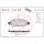 Brake pad set disc brake 18 mm BREMBO suitable for e.g. CITROËN C5