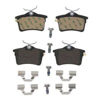 Brake pad set disc brake 17 mm BREMBO for e.g. PEUGEOT...