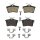 Brake pad set disc brake 17 mm BREMBO for e.g. PEUGEOT PARTNER