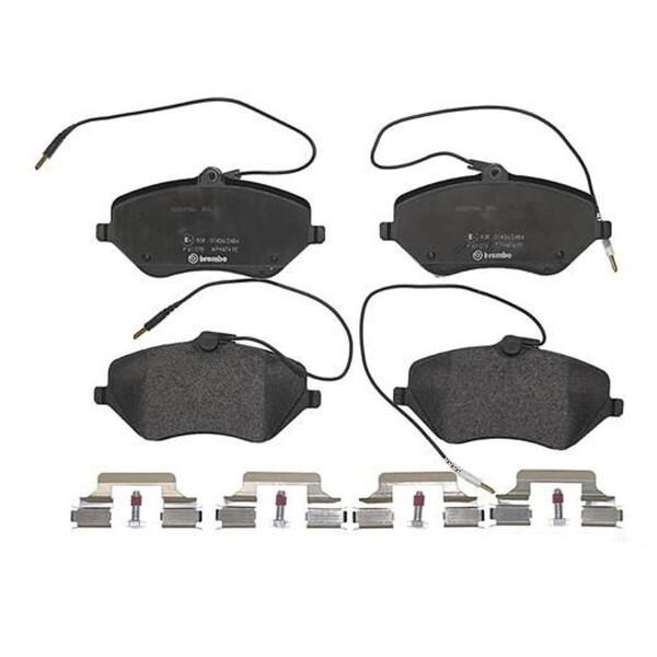 Brake pad set disc brake 18 mm BREMBO suitable for e.g. PEUGEOT 607