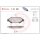Brake pad set disc brake 18 mm BREMBO suitable for e.g. TOYOTA AYGO