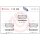 Brake pad set disc brake 13 mm BREMBO suitable for e.g. KIA CARENS
