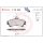 Brake pad set disc brake 17 mm BREMBO for e.g. MITSUBISHI COLT