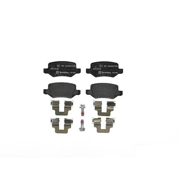 Bremsbelagsatz Scheibenbremse 15 mm BREMBO für u.a. MERCEDES-BENZ A-KLASSE