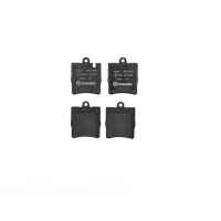 Brake pad set disc brake 16 mm BREMBO for MERCEDES-BENZ...