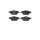 Brake pad set disc brake 18 mm BREMBO for MERCEDES-BENZ C-CLASS and others
