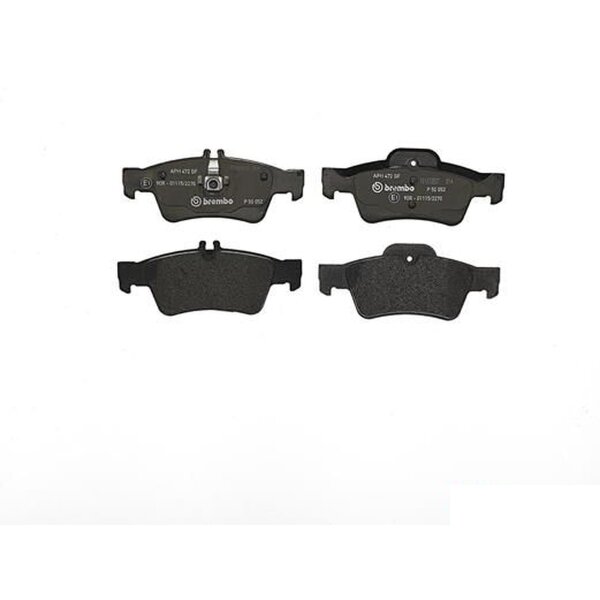 Brake pad set disc brake 17 mm BREMBO for MERCEDES-BENZ E-CLASS and others