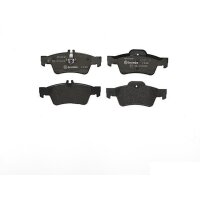 Brake pad set disc brake 17 mm BREMBO for MERCEDES-BENZ...