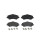 Brake pad set disc brake 19 mm BREMBO for DODGE JOURNEY and others