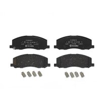 Brake pad set disc brake 17 mm BREMBO for e.g. OPEL INSIGNIA