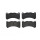 Brake pad set disc brake 16 mm BREMBO suitable for e.g. LEXUS IS