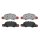 Brake pad set disc brake 19 mm BREMBO suitable for e.g. PORSCHE 911
