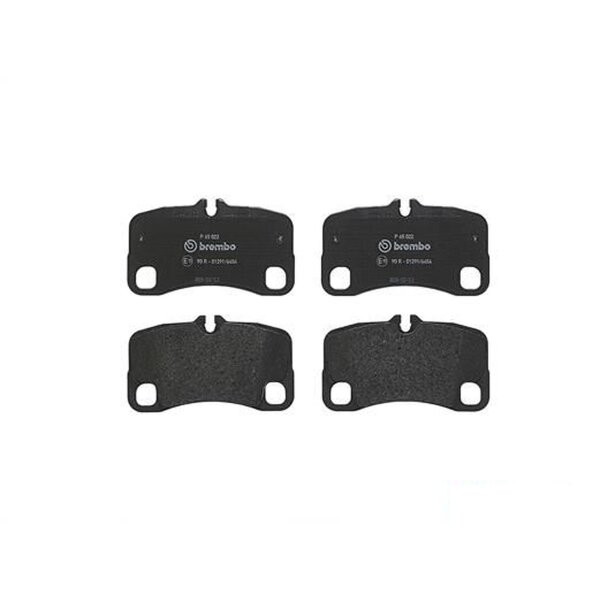 Bremsbelagsatz Scheibenbremse 17 mm BREMBO für u.a. PORSCHE 911