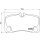 Bremsbelagsatz Scheibenbremse 17 mm BREMBO für u.a. PORSCHE 911