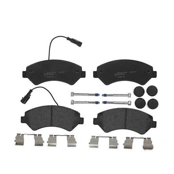 Brake pad set disc brake 19 mm BREMBO for FIAT DUCATO and others