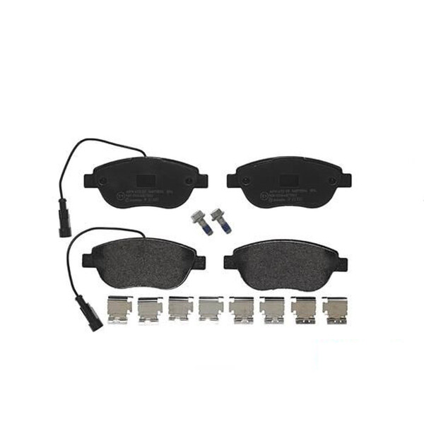 Brake pad set disc brake 19 mm BREMBO suitable for e.g. FIAT DOBLO