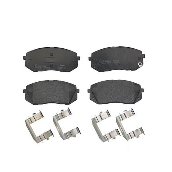Brake pad set disc brake 18 mm BREMBO for e.g. HYUNDAI TUCSON