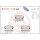 Brake pad set disc brake 18 mm BREMBO for e.g. HYUNDAI TUCSON