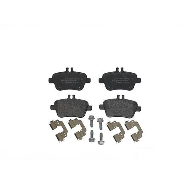 Brake pad set disc brake 18 mm BREMBO for MERCEDES-BENZ A-CLASS and others