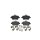 Brake pad set disc brake 18 mm BREMBO for MERCEDES-BENZ A-CLASS and others