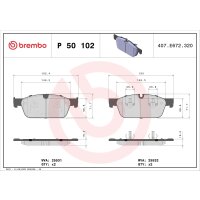 Bremsbelagsatz Scheibenbremse 19 mm BREMBO für u.a....