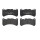 Brake pad set disc brake 18 mm BREMBO for MERCEDES-BENZ CLK and others