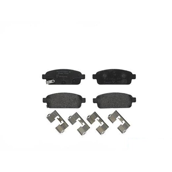 Brake pad set disc brake 16 mm BREMBO suitable for e.g. OPEL ASTRA