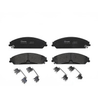 Brake pad set disc brake 18 mm BREMBO for CHRYSLER 300C...