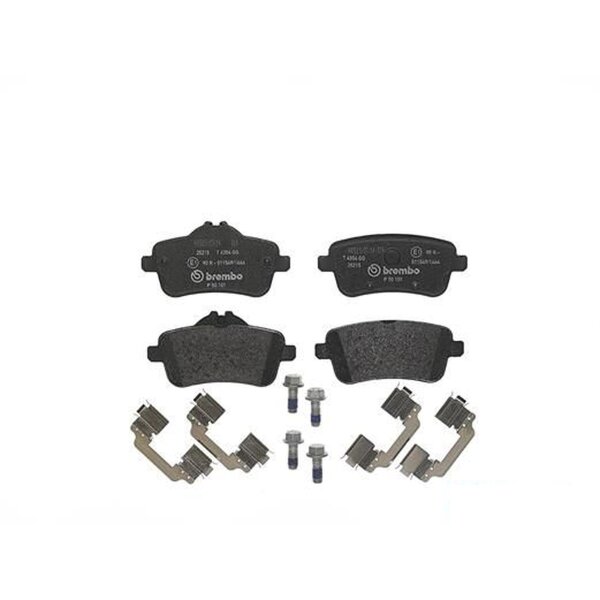 Brake pad set disc brake 17 mm BREMBO for MERCEDES-BENZ GL-CLASS and others