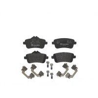 Brake pad set disc brake 17 mm BREMBO for MERCEDES-BENZ...