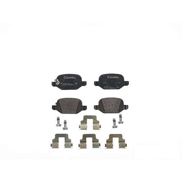 Brake pad set disc brake 17 mm BREMBO suitable for FIAT 500L