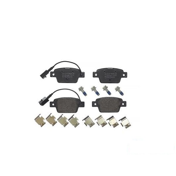 Brake pad set disc brake 17 mm BREMBO for FIAT BRAVO and others