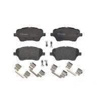 Brake pad set disc brake 17 mm BREMBO for FORD FIESTA and...