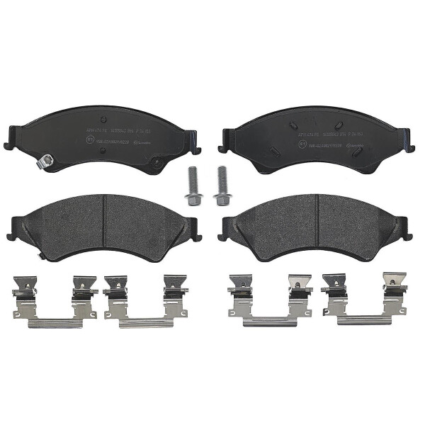 Brake pad set disc brake 16 mm BREMBO for FORD RANGER and others
