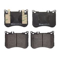 Brake pad set disc brake 18 mm BREMBO for MERCEDES-BENZ...
