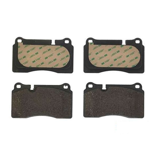 Brake pad set disc brake 16 mm BREMBO suitable for e.g. VW TOUAREG